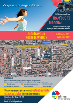 Flyer InfoTravaux n°16 Route d'Avignon