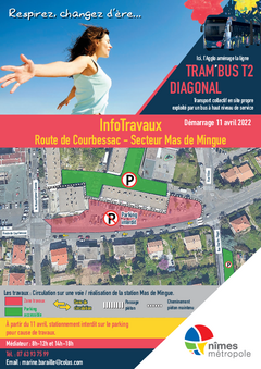 Flyer InfoTravaux n°20 - Route de Courbessac - Mas-de-Mingue